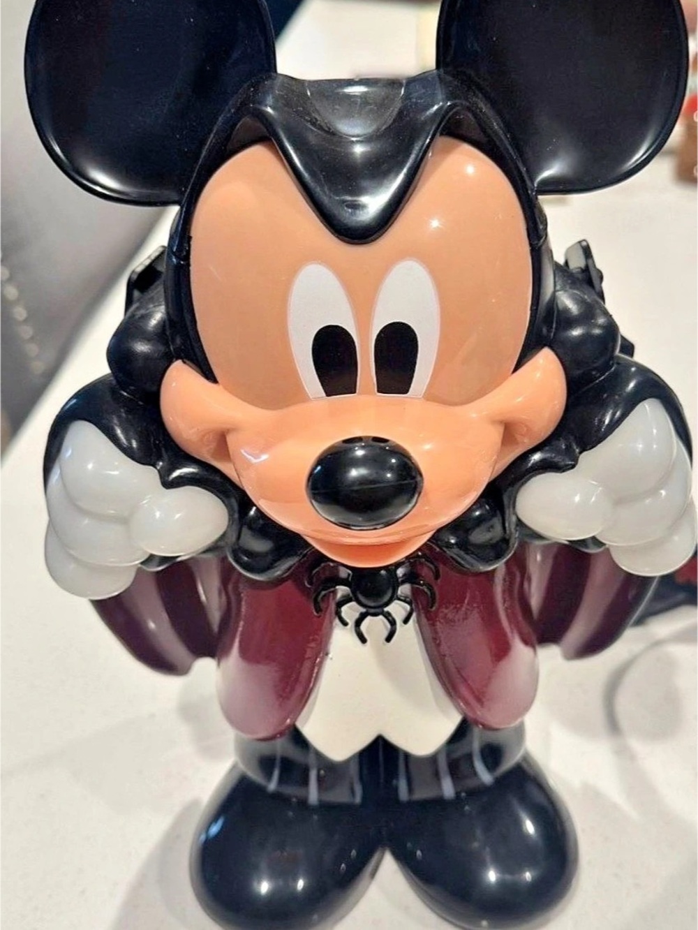 Disney Vampire Mickey Mouse Popcorn Bucket Black & Red